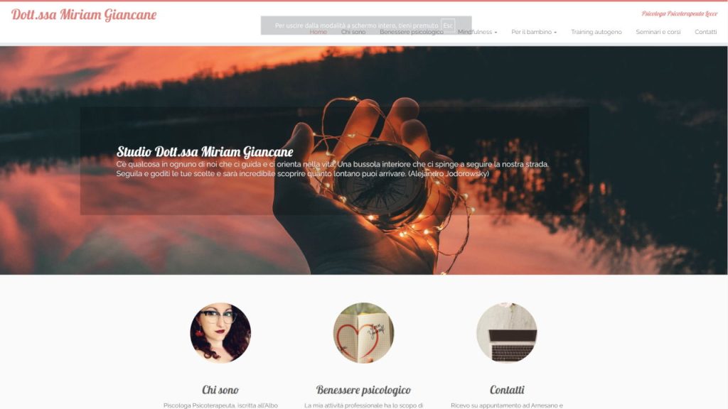 Miriam Giancane website